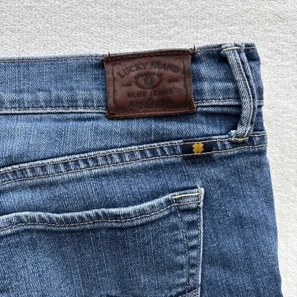 Lucky Brand Jeans Women Sweet N Low 14 / 32 Ankle Bootcut Normcore Preppy Y2K - Picture 12 of 12